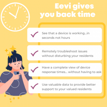 list of how eevi medical alarm system can give time back to village managers